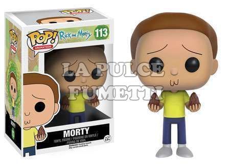 RICK AND MORTY: MORTY - VINYL FIGURE #   113 - POP FUNKO 